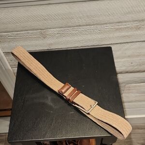 EUC Dockers 11DK0360 Men's Sz S(30-32) Twill Tan Belt
